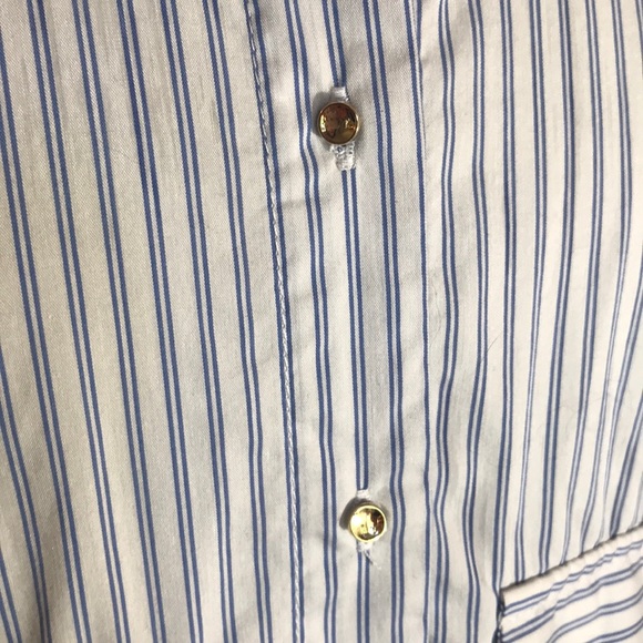 “ZARA BASIC” Classic Pinstripe Ladies Blouse . - Picture 4 of 12